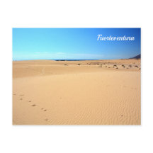 strand van Fuerteventura - briefkaart