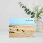 strand van Fuerteventura - briefkaart (Staand voorkant)