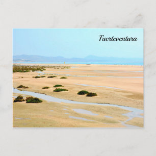 strand van Fuerteventura - briefkaart