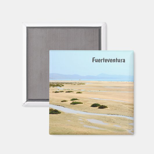 strand van Fuerteventura Magneet (Voorkant / Achterkant)
