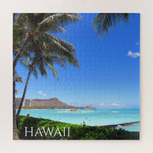 strand van hawaii waikiki legpuzzel