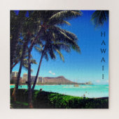 strand van hawaii waikiki legpuzzel (Horizontaal)