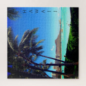 strand van hawaii waikiki legpuzzel (Verticaal)