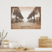  strand van Hermosa Poster (Keuken)