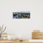 strand van het oude Man - San Onofre State Beach Poster (Keuken)