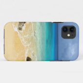 strand van het tropische eiland Paradise Case-Mate iPhone Case (Achterkant (horizontaal))