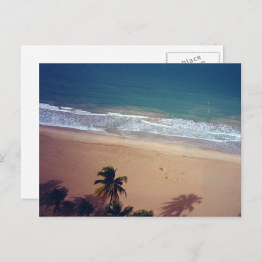 strand van Isla Verde Briefkaart (Voorkant / Achterkant)