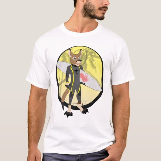 strand van Kangaoo T-shirt (Voorkant)