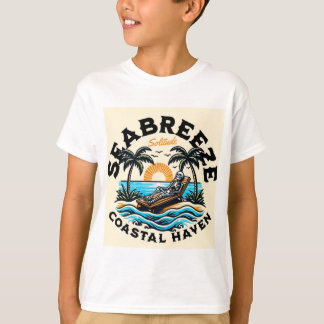 Strand van kind t-shirt