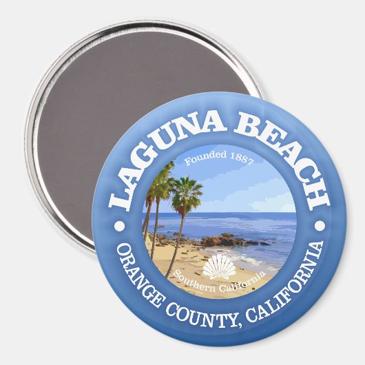 Strand van Laguna (C) Magneet (Voorkant / Achterkant)