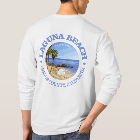Strand van Laguna (C) T-shirt (Achterkant)