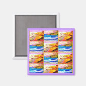 strand van laguna magneet (Voorkant / Achterkant)