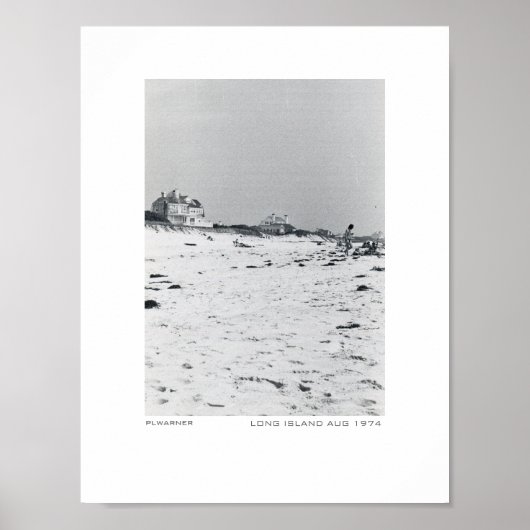 strand van Long Island - 1974 Poster (Voorkant)