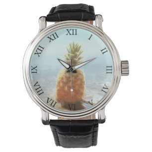 strand van luchtige anananas horloge