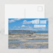 Strand van Mactan in Cebu Filipijnen Briefkaart (Voorkant / Achterkant)