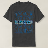 strand van Maryland1 T-shirt (Design voorkant)