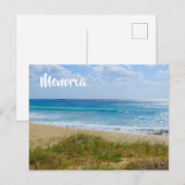 Strand van Menorca en duinen Foto Briefkaart (Voorkant / Achterkant)