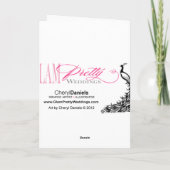 Strand van Miami van het art deco dankt het Bedankkaart (Achterkant)