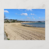 strand van Moulin-Blanc in Brest Briefkaart (Voorkant)