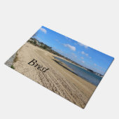 strand van Moulin-Blanc in Brest Deurmat (Schuin)