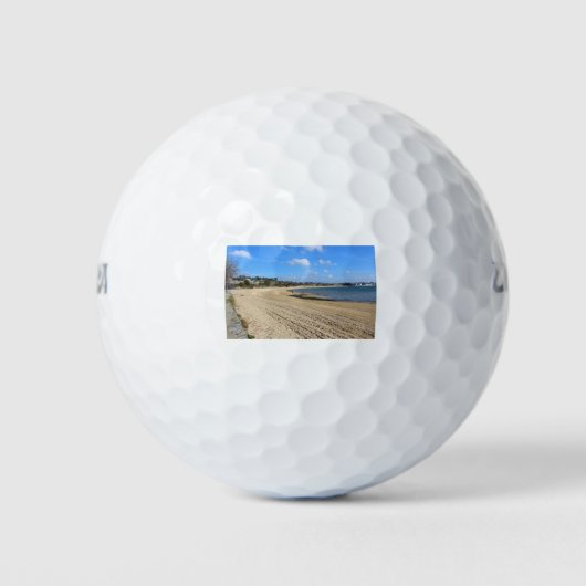 strand van Moulin-Blanc in Brest Golfballen (Voorkant)