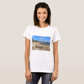 strand van Moulin-Blanc in Brest T-shirt (Voorkant volledig)