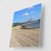 strand van Moulin-Blanc in Brest Vierkante Klok (Hoek)