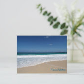 Strand van Nassau, de Bahamas Briefkaart (Staand voorkant)