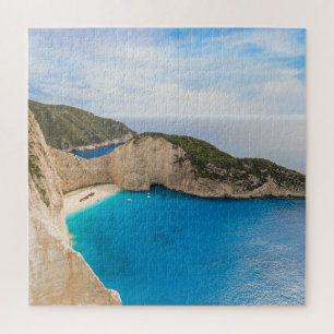 strand van Navagio Griekenland Legpuzzel