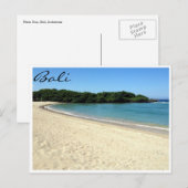 strand van nusa dua briefkaart (Voorkant / Achterkant)