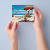 strand van onroerend goed Aankondiging Flyer (Hand)