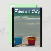 strand van Panama City Briefkaart (Voorkant / Achterkant)