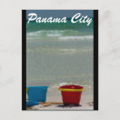 strand van Panama City Briefkaart (Voorkant)