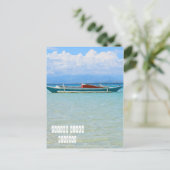 Strand van Pandan in Mindoro Filipijnen Briefkaart (Staand voorkant)