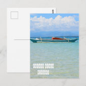 Strand van Pandan in Mindoro Filipijnen Briefkaart (Voorkant / Achterkant)