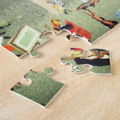 strand van portofino legpuzzel (Zijkant)