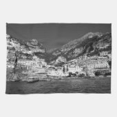 Strand van Positano Marina Grande 1 - BW Theedoek (Horizontaal)