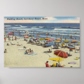 strand van Salisbury, massaal - oceaanscène Poster (Voorkant)