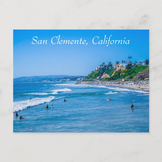 Strand van San Clemente Briefkaart (Voorkant)