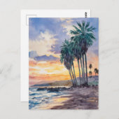 Strand van San Clemente, Californië Briefkaart (Voorkant / Achterkant)