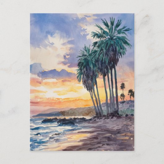 Strand van San Clemente, Californië Briefkaart (Voorkant)