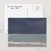 Strand van San Juan Briefkaart (Voorkant / Achterkant)