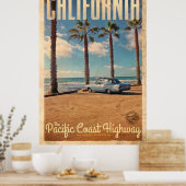  strand van San Onofre Poster (Keuken)