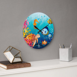 strand van schatvis grote klok