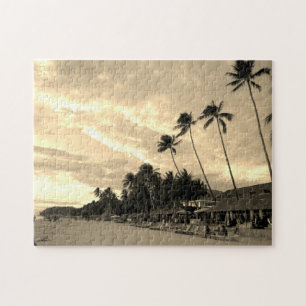 strand van sepia boracay legpuzzel