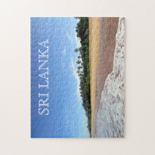 strand van sri lanka galle legpuzzel (Verticaal)