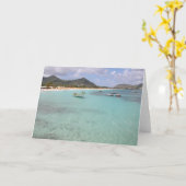 Strand van St. Maarten Kaart (Gele Bloem)