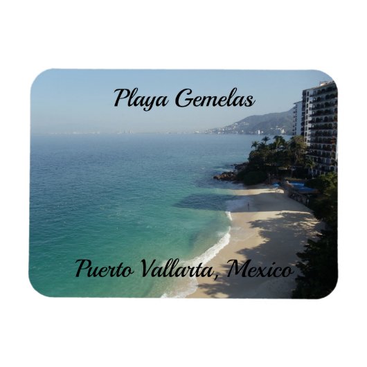 strand van Turquoise oceaanzand Magneet (Horizontaal)