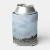 Strand van Tybee Island Blikjeskoeler (Blikje Voorkant)