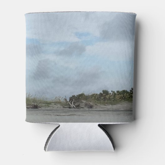 Strand van Tybee Island Blikjeskoeler (Voorkant)